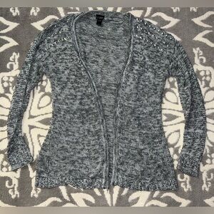 Size L Daytrip Studded Gray Cardigan